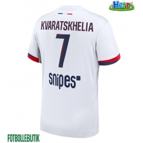 Paris Saint-Germain Khvicha Kvaratskhelia #7 Bortatröja 2025-26 Kortärmad